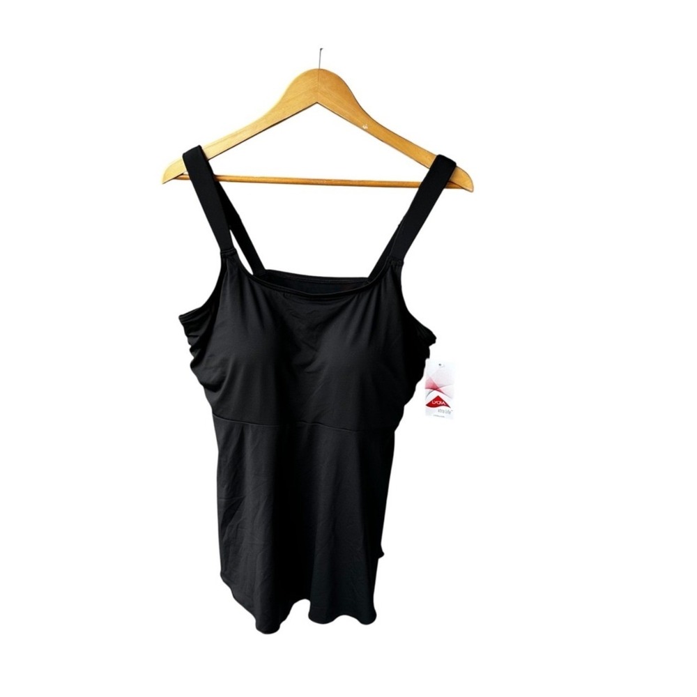 Lands End Tankini Swim Top Beach Pool Resort Lake Adjustable Straps Size Large